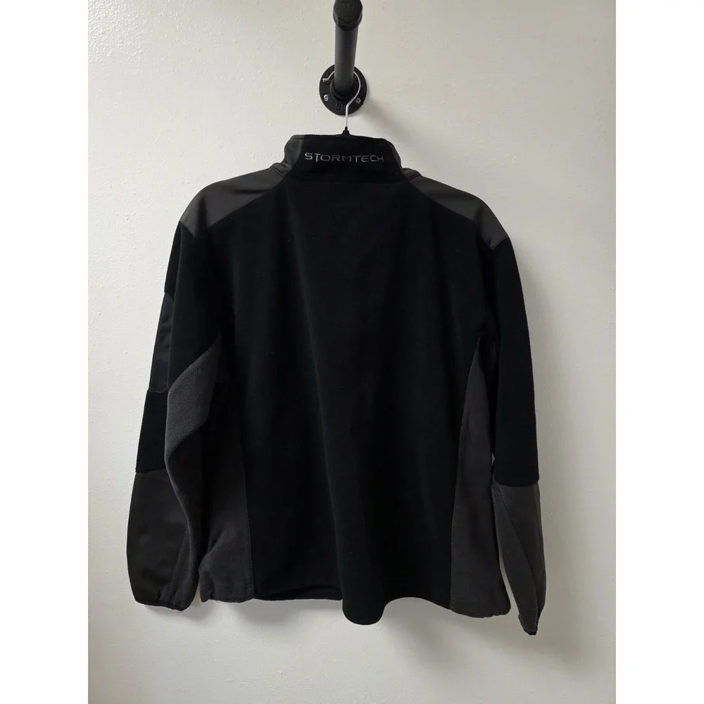 Stormtech Men's XL Black Full Zip Fleece Jacket Soft Shell Outdoor Coat